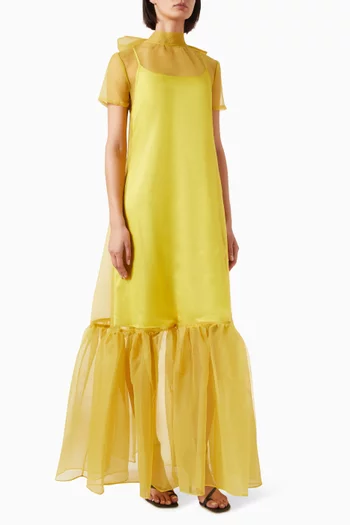 Calluna Maxi Dress in Organza