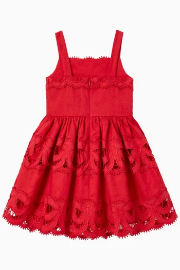 Bow Dress in Linen