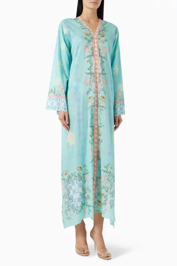 Printed Kaftan in Cotton