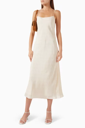Maxi Dress in Silk Chiffon
