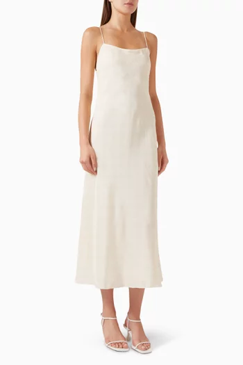 Maxi Dress in Silk Chiffon