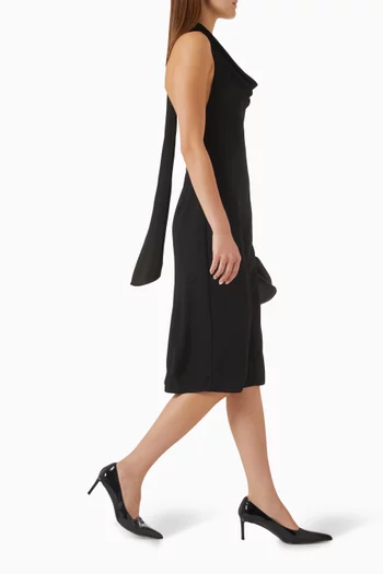 Scarf Midi Dress