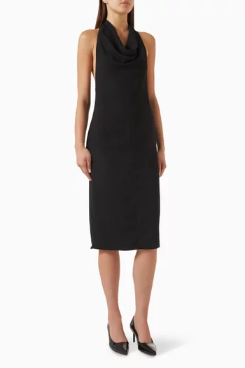 Scarf Midi Dress