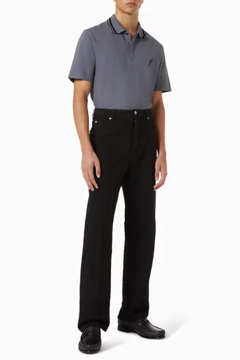 Logo-embroidery Polo Shirt