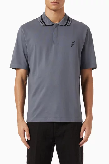 Logo-embroidery Polo Shirt