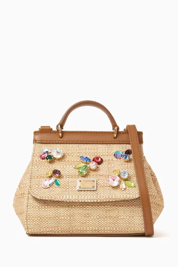 Sicily Handbag in Raffia