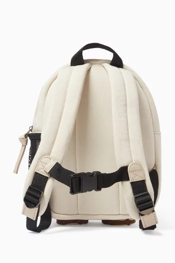DG Patch & Lion Printed Backpack