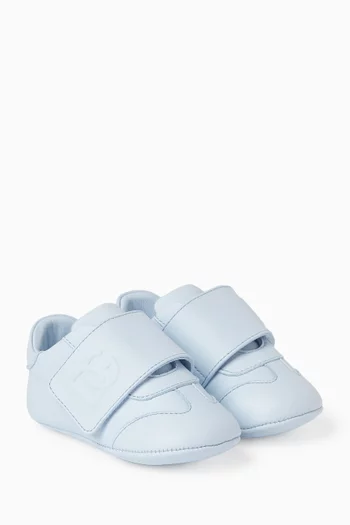 Baby Velcro Sneakers in Nappa