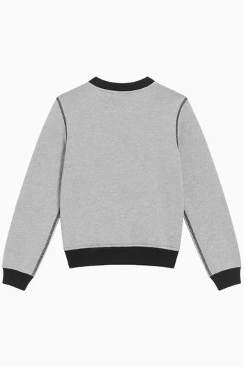 Logo Sweatshirt in Cotton