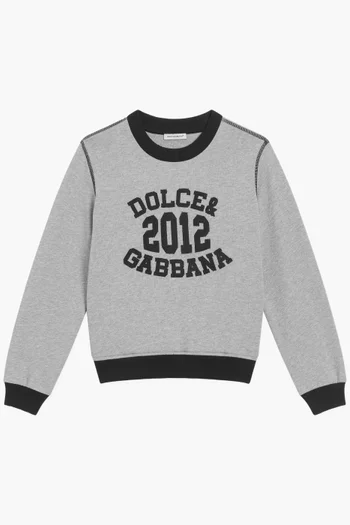 Logo Sweatshirt in Cotton