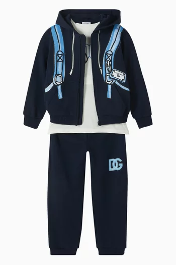 Backpack Hoodie in Cotton