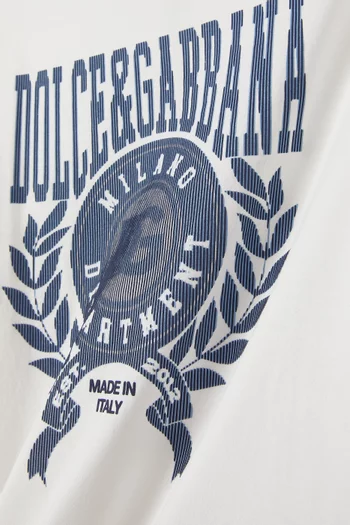 Graphic Logo T-shirt in Cotton