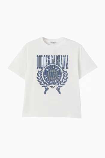 Graphic Logo T-shirt in Cotton