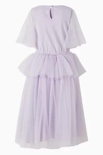 Orchid Radiance Dress in Tulle