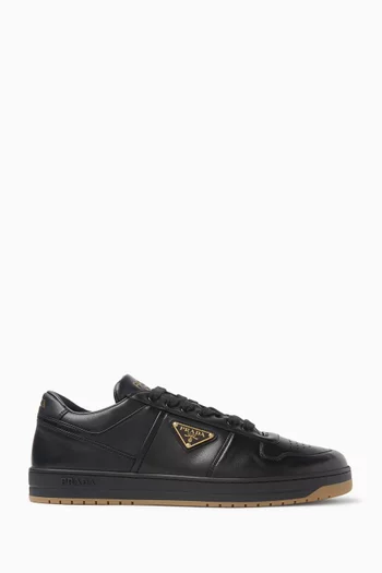 Logo Downtown Low-top Sneakers in Leather