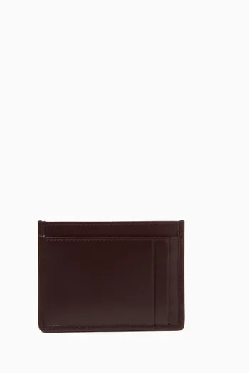 Logo Card Holder in Matelassé Nappa Leather