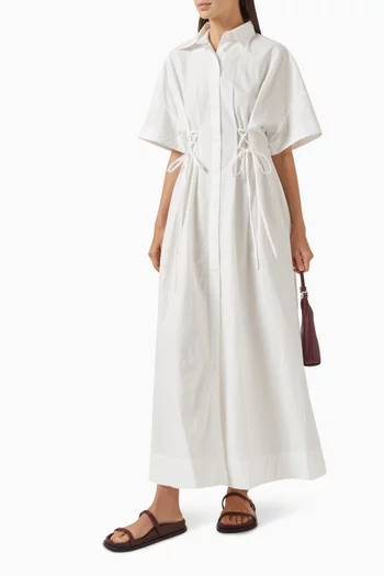 Kyoto Lace Front Shirt Dress