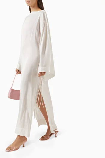Cremona Tie Side Maxi Coverup