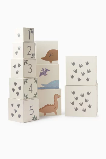 Dino Stacking Cubes