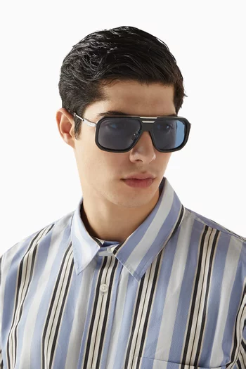 Donohu Aviator Sunglasses in Acetate