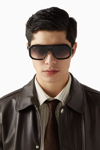Donohu Aviator Sunglasses in Acetate