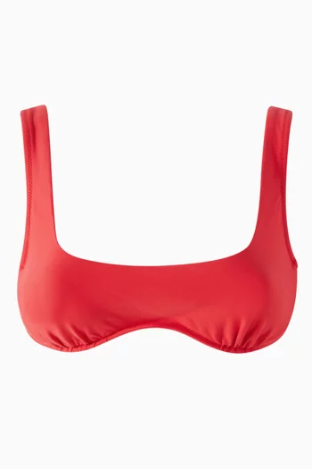 Kaia Bikini Top in Lycra