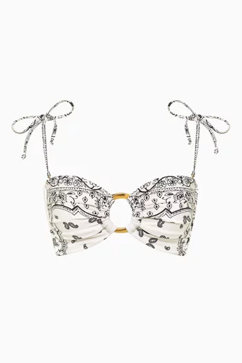 Tori Bandeau Bikini Top
