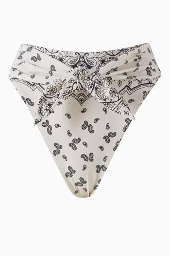 Paula Tie-front Bikini Briefs
