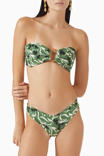Tori Ties Bandeau Bikini Top