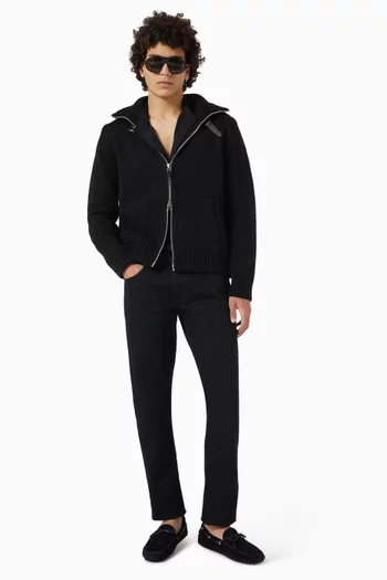 Zip Buckle Sweater in Knit