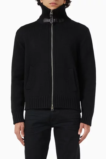 Zip Buckle Sweater in Knit