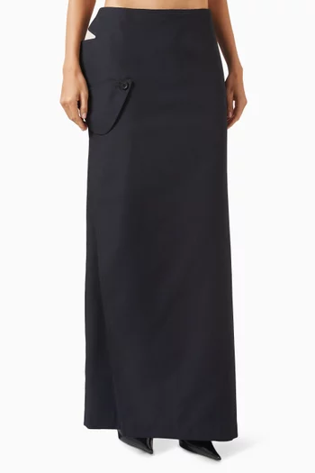 بنطال تنورة بتصميم ملفوف