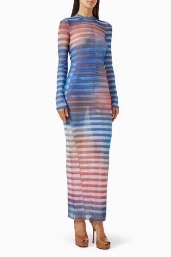 The Long Air Dress in Mesh