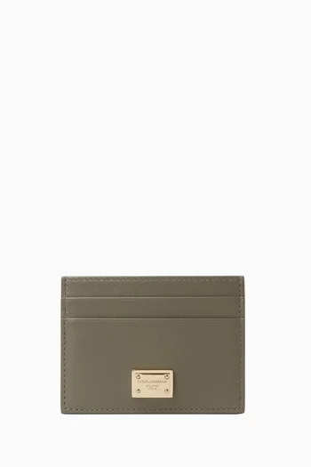 Dauphine Card Holder in Smooth Leather