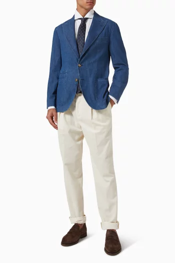 Deconstructed Blazer in Denim