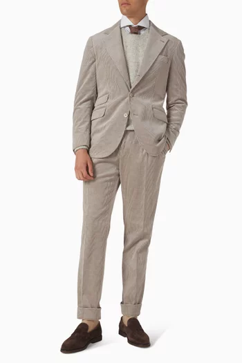 Deconstructed Cavallo Blazer in Cotton & Cashmere Corduroy