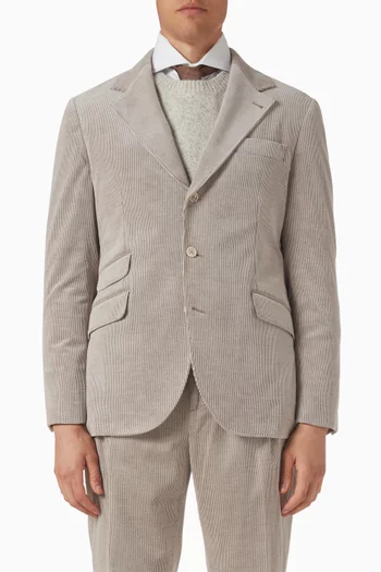 Deconstructed Cavallo Blazer in Cotton & Cashmere Corduroy