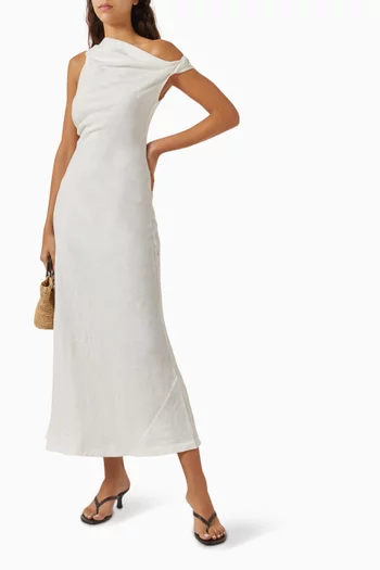 Suis Midi Dress in Linen