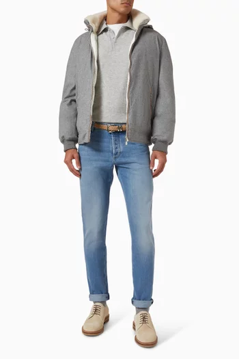 Polo Sweater in Cashmere Knit