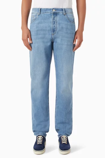 Traditional Fit Jeans in Denim