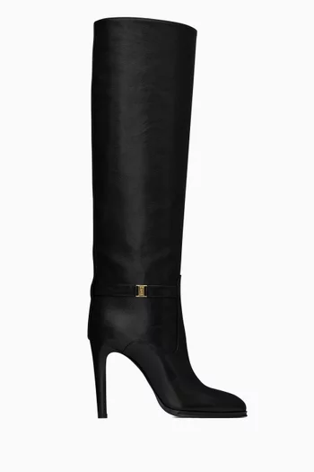 Julia 75  Boots in Smooth Leather