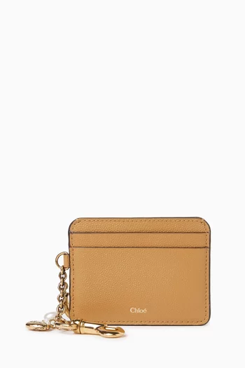 Charms Card Holder in Leather
