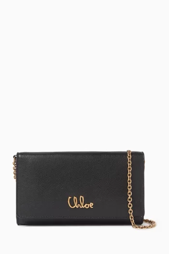 Chloé Iconic Chain Wallet in Calfskin