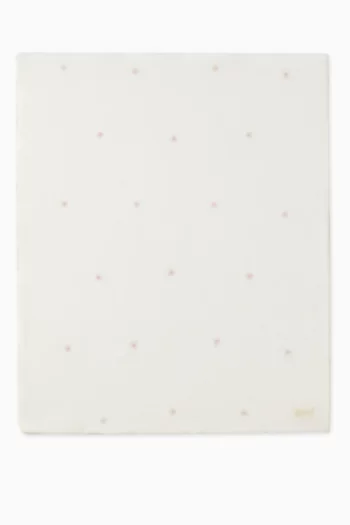 Embroidered Muslin Blanket