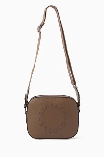 حقيبة كاميرا بشعار الماركة مرصع بحلي جلد ألتر مات