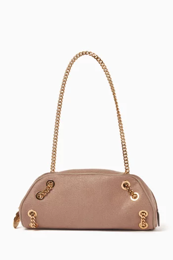 Falabella Bowling Shoulder Bag in Shaggy Deer