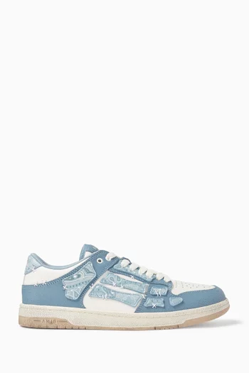 Bandana Skel Low-top Sneakers in Leather