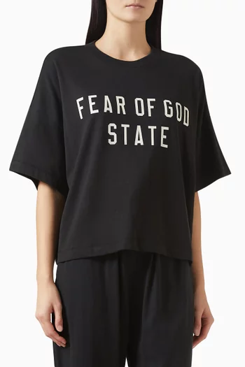 Logo Boxy-fit T-shirt