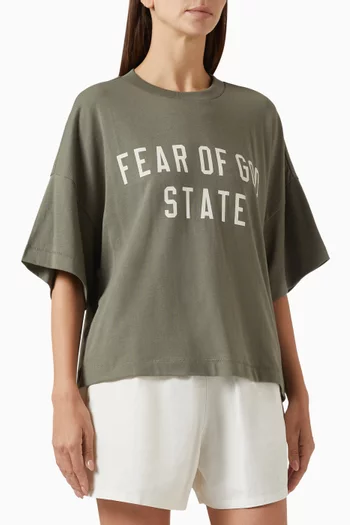Logo Boxy-fit T-shirt