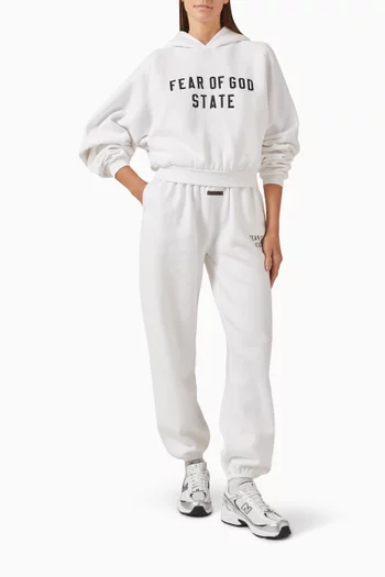 Raglan-sleeve Hoodie in Fleece